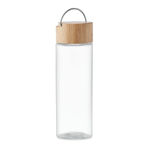 AMELAND - Glass bottle 500ml, bamboo lid