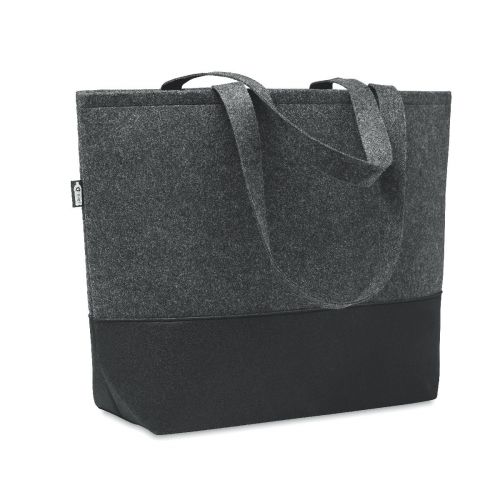 DUO INDICO - Rpet felt shopping bag