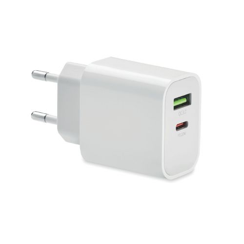 PORT - 18w 2 usb charger eu plug