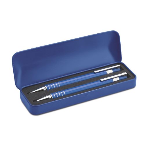 ALUCOLOR - Ball pen set in metal box