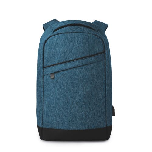BERLIN - 2 tone backpack incl usb plug