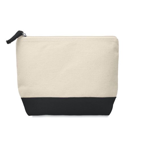 KLEUREN - Bicolour cotton cosmetic bag