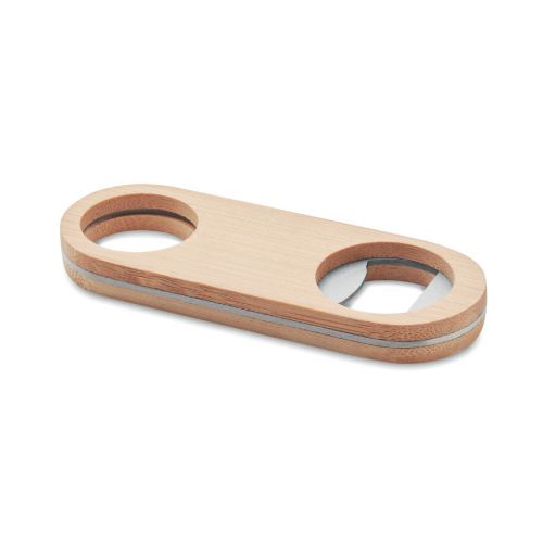 VALBAMPER - Oval bamboo bottle opener
