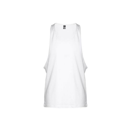 THC IBIZA WH - Men's split-sleeve cotton T-shirt with dropped armholes