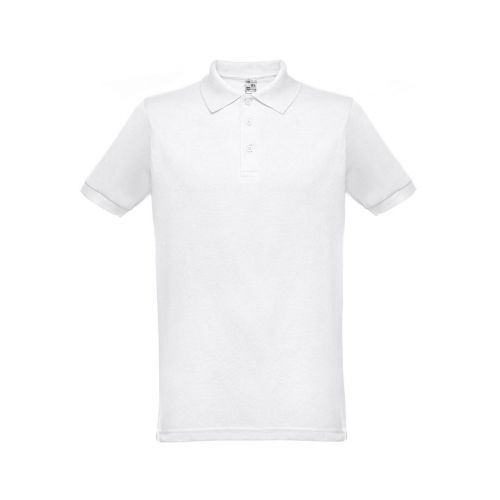 THC BERLIN WH - Men's short-sleeved polo shirt. White