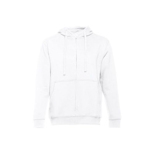 THC AMSTERDAM WH - Men's hooded full zipped sweatshirt