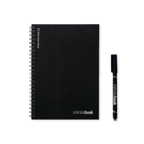 INFINITEBOOK PLAIN A5 - A5 Infinitebook with flexible cover and 15 plain whiteboard pages