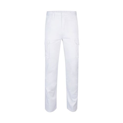 VL LUGH - Multi-pocket stretch trousers (240g/m²) in cotton (46%), EME (38%) and polyester (16%)