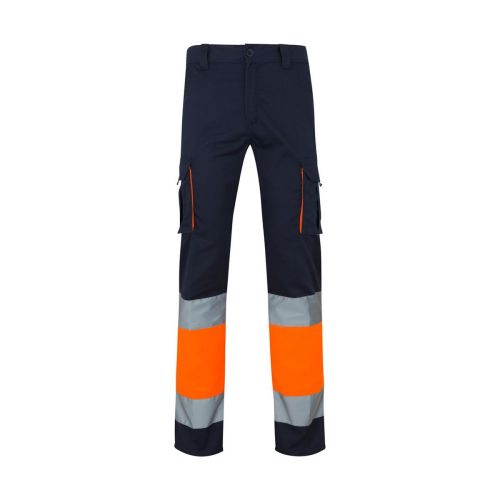 VL ZEUS LARGE - Two-tone, multi-pocket stretch trousers (240g/m²), in cotton (46%), EME (38%) and polyester (16%)