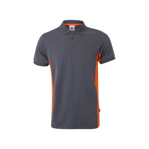 VL SUPAY - Two-tone piqué polo shirt (180g/m²), short sleeve, in cotton (60%) and polyester (40%)