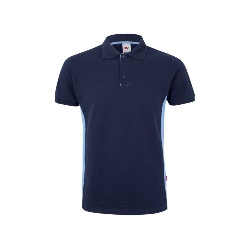 VL SUPAY - Two-tone piqué polo shirt (180g/m²), short sleeve, in cotton (60%) and polyester (40%)