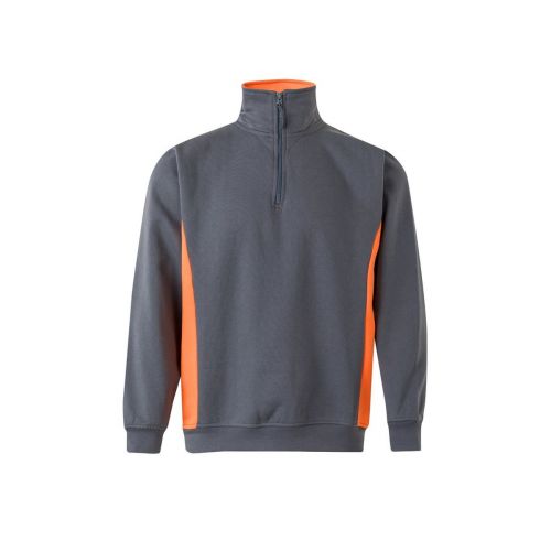 VL SVAROG - Two-tone terry sweatshirt (260g/m²), in polyester (65%) and cotton (35%)