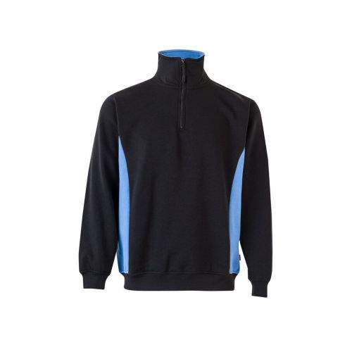 VL SVAROG - Two-tone terry sweatshirt (260g/m²), in polyester (65%) and cotton (35%)