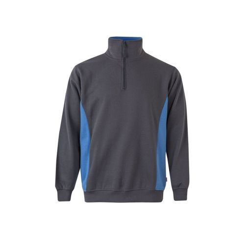VL SVAROG - Two-tone terry sweatshirt (260g/m²), in polyester (65%) and cotton (35%)