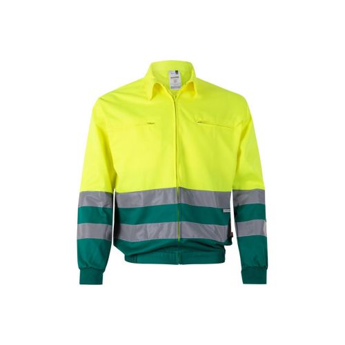 VL NEPTUNE - Two-tone twill jacket (210g/m²) in polyester (80%) and cotton (20%)