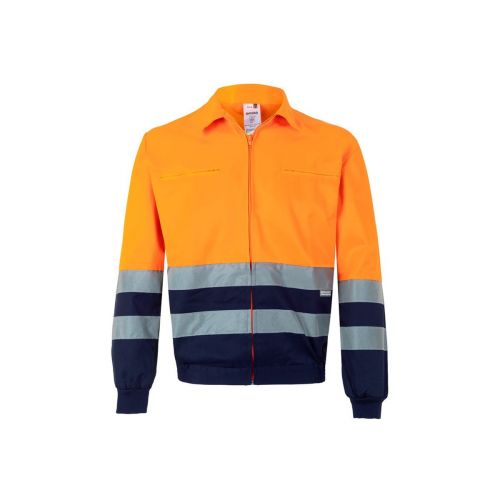 VL NEPTUNE - Two-tone twill jacket (210g/m²) in polyester (80%) and cotton (20%)