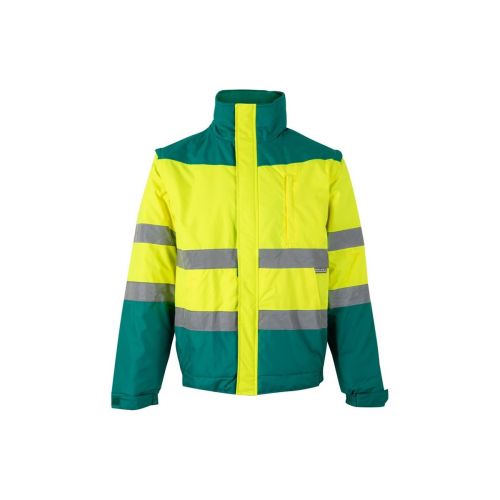 VL JUPITER - Two-tone padded jacket (180g/m²) in polyester (100%), with PU coating