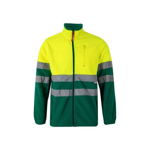 VL EROS LARGE - Two-tone fleece jacket (280g/m²), in polyester (100%)