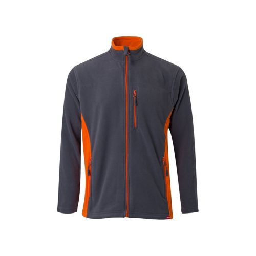 VL GERAS - Two-tone fleece jacket (220g/m²) in polyester (100%)