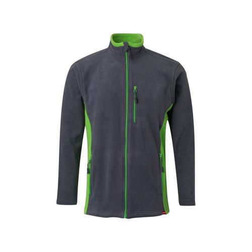 VL GERAS - Two-tone fleece jacket (220g/m²) in polyester (100%)
