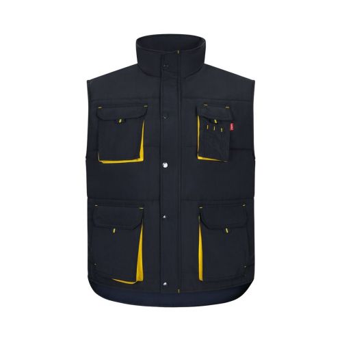 VL NERGAL - Padded vest, two-tone, multi-pocket (120g/m²), in polyester (100%)