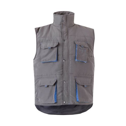 VL NERGAL - Padded vest, two-tone, multi-pocket (120g/m²), in polyester (100%)