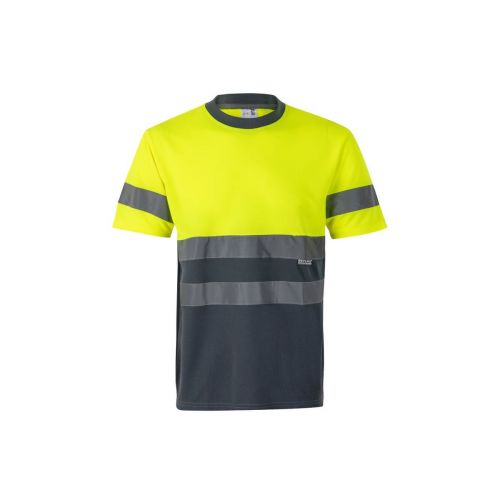 VL BRAHMA LARGE - Two-tone bird-eye technical T-shirt (140g/m²), in polyester (100%)