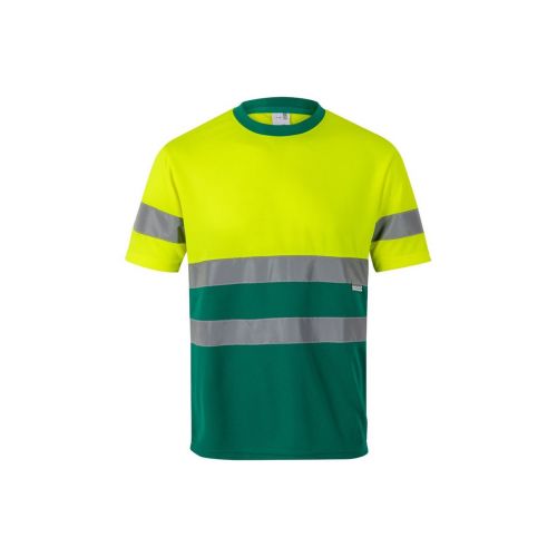 VL BRAHMA LARGE - Two-tone bird-eye technical T-shirt (140g/m²), in polyester (100%)