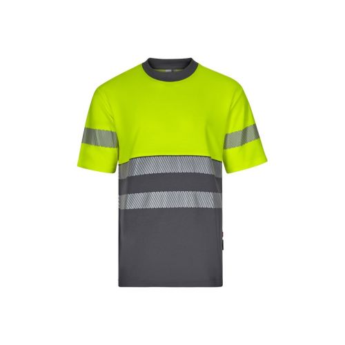 VL BASTET - Two-tone piqué T-shirt (150g/m²), in cotton (55%) and polyester (45%)