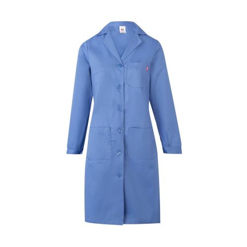 VL RAMA - Long sleeve twill smock (175g/m²), in cotton twill (35%) and polyester (65%)