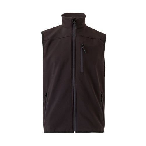 VL VARUNA - Soft shell vest (280g/m²), with polar lining, in polyester (94%) and elastane (6%)
