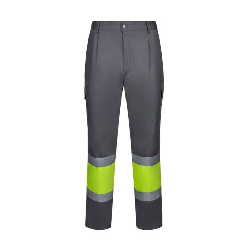 VL ARTEMIS - Two-tone trousers, in twill (190g/m²), cotton (20%) and polyester (80%)