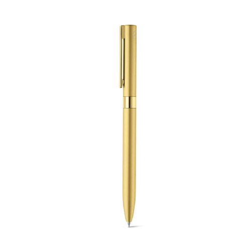 CLARE - Recycled aluminium (100% rAL) twist action ball pen with clip