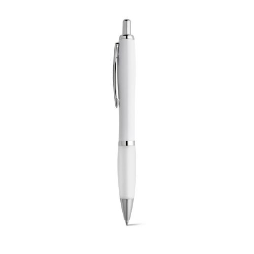 MOVE BK - ABS ball pen with clip and metal trim