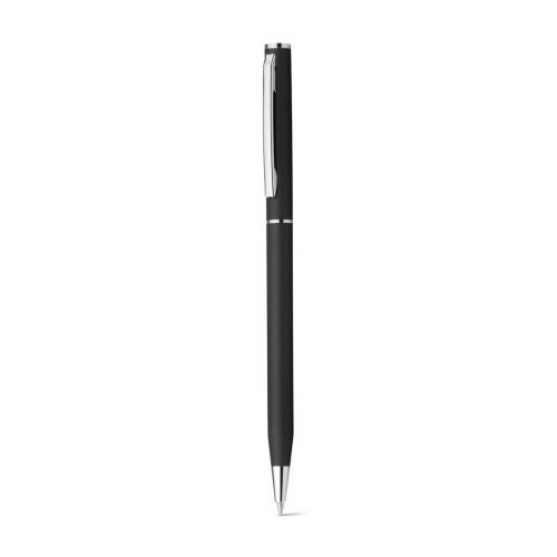 LESLEY METALLIC - Aluminium ball pen with clip and twist mechanism
