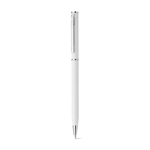 LESLEY METALLIC - Aluminium ball pen with clip and twist mechanism