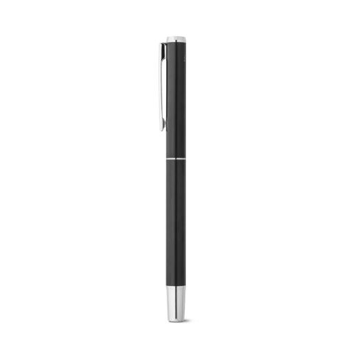 LEAH - Roller and ballpoint pen set in aluminium 94% rAL) with clip