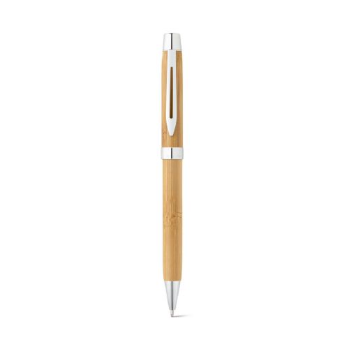 BAHIA II - Bamboo ballpoint pen with clip and twist mechanism