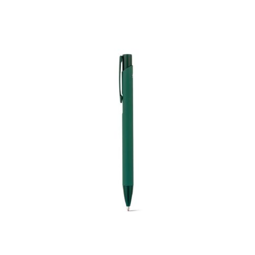 CLINT - Recycled aluminium (100% rAL) ballpoint pen with rubber finish