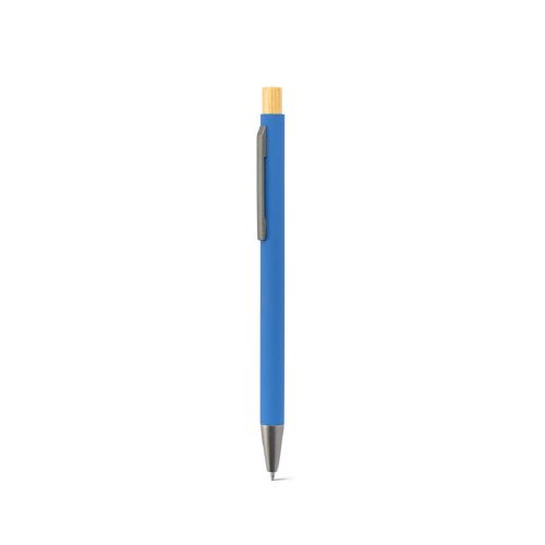 ZYLEN - Ballpoint pen in recycled aluminum (100% rAL), with rubber finish