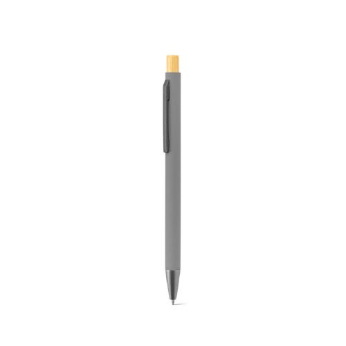 ZYLEN - Ballpoint pen in recycled aluminum (100% rAL), with rubber finish