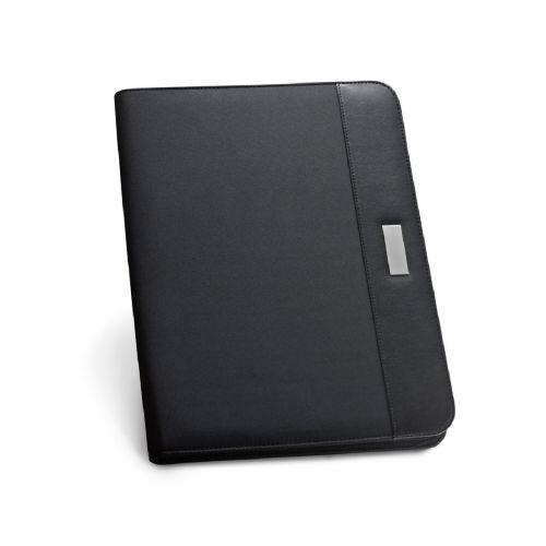 PASZO - PU and microfibre A4 folder with lined pages