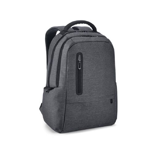 RE-BOSTON - Water-resistant 2Tone recycled nylon laptop backpack with 210D compartment