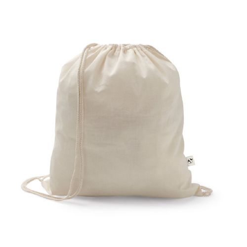 SALAMANCA - Drawstring bag in recycled cotton (70%) and polyester (30% rPET) (150 g/m²)