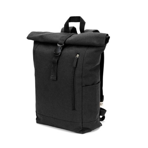 SAINT - Roll top backpack in recycled cotton and recycled polyester (380 g/m²)