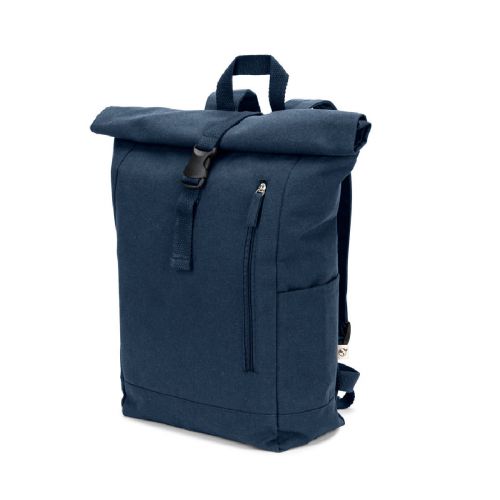 SAINT - Roll top backpack in recycled cotton and recycled polyester (380 g/m²)