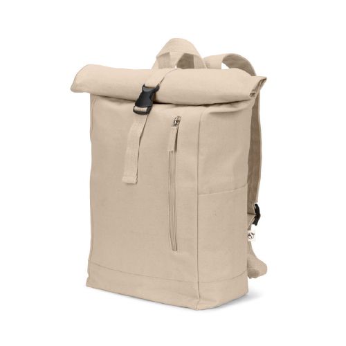 SAINT - Roll top backpack in recycled cotton and recycled polyester (380 g/m²)