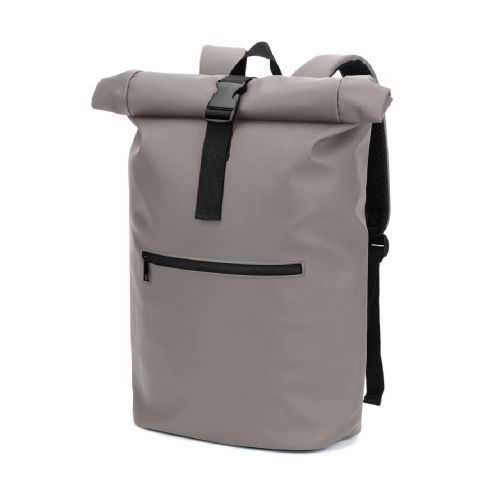 PORTLAND - The PU roll top backpack with a 16 laptop pocket