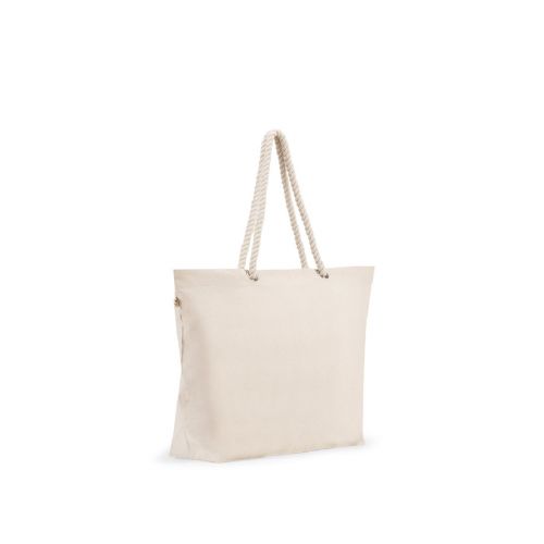 ATHENS - Beach bag in recycled cotton (70%) and recycled polyester (30%) (220 g/m²)
