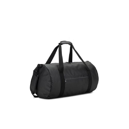 OSASCO SPORT - Cylindrical sports bag in high-density 600D recycled polyester with side compartment for shoes